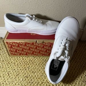 classic true tumble leather white vans